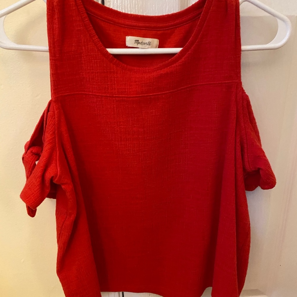 Madewell Tie-sleeve top